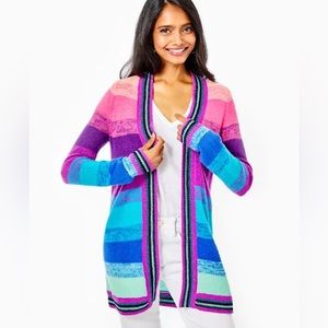 Aubrianna cardigan ombre sunset pink